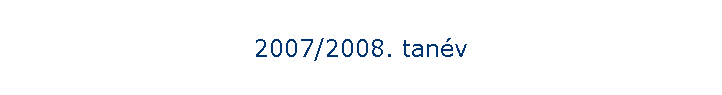 2007/2008. tanv